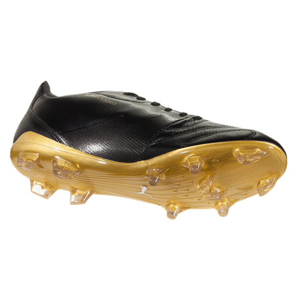 PUMA Men's Capitano II FG Firm Ground Soccer Cleats (Black/Gold) | Soccer Wearhouse
