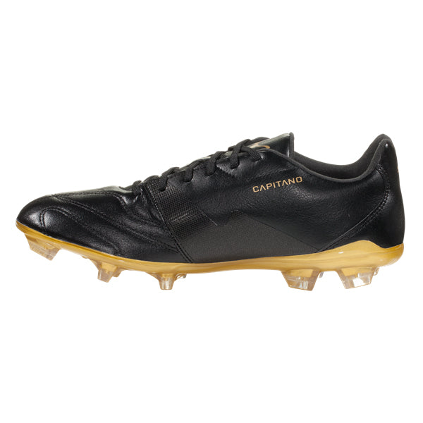 PUMA Men's Capitano II FG Firm Ground Soccer Cleats (Black/Gold) | Soccer Wearhouse