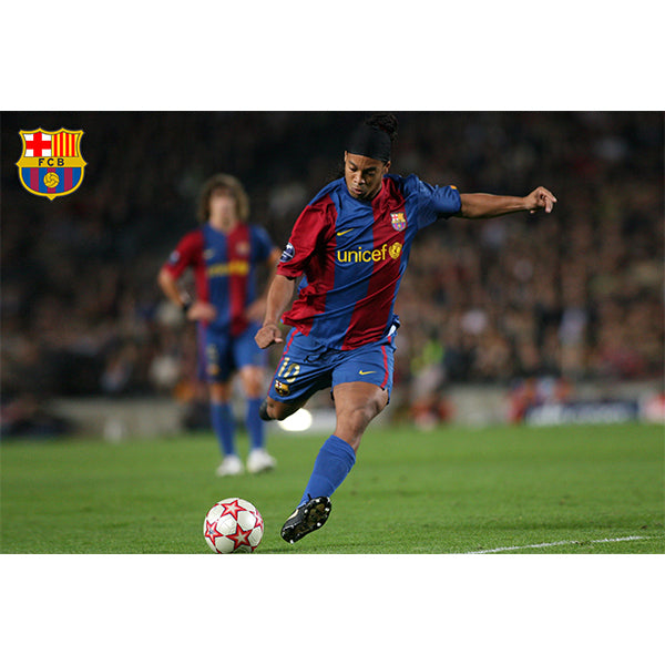 FC Barcelona Ronaldinho Poster | Soccer Wearhouse