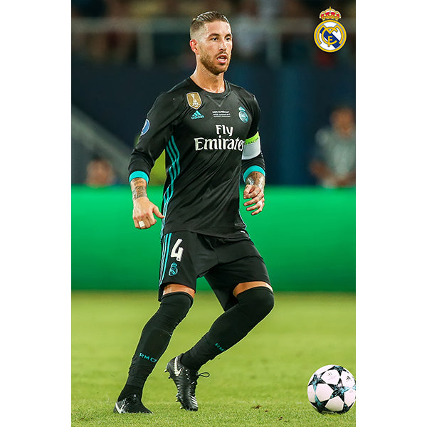 Real Madrid Sergio Ramos Poster Soccer Wearhouse