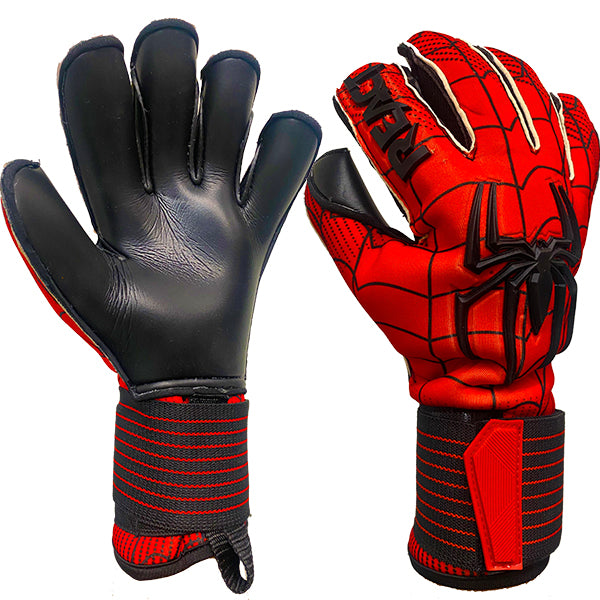 React Spider Goalkeeper Gloves (Amazing Red)