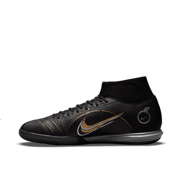 Nike Superfly 8 Academy Indoor Shoes (Black/Metallic Gold) - Soccer ...