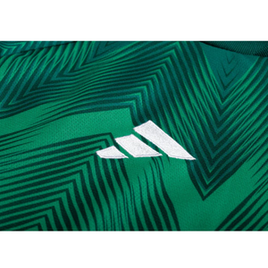 adidas Mexico Hirving Lozano Home Long Sleeve Jersey 22/23 (Vivid Green)