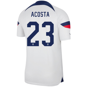 Nike United States Authentic Match Kellyn Acosta Home Jersey 22/23 (White/Loyal Blue)