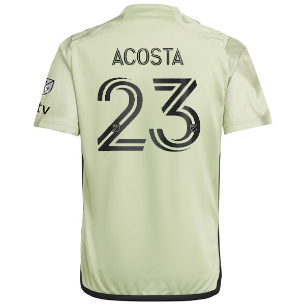 Adidas Authentic LAFC Home Jersey 23/24 w/ Star + MLS + Apple + Ford + Childhood Cancer Awareness Patch (Black/Gold) Size M