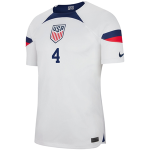 Nike United States Authentic Match Tyler Adams Home Jersey 22/23 (White/Loyal Blue)