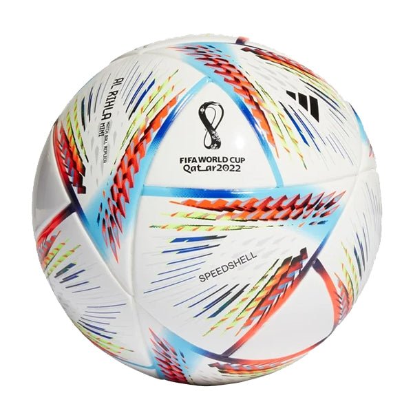 adidas Al Rihla Mini Soccer Ball (White/Pantone) | SoccerWearhouse