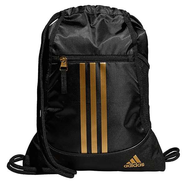 adidas Alliance II Gymsack Bag (Black/Gold) | SoccerWearhouse