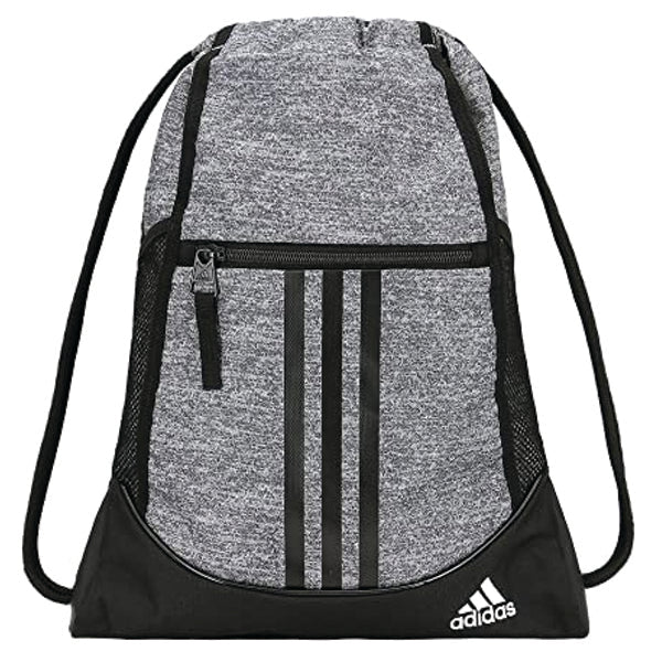 adidas Alliance II Sackpack (Heather Grey) | SoccerWearhouse