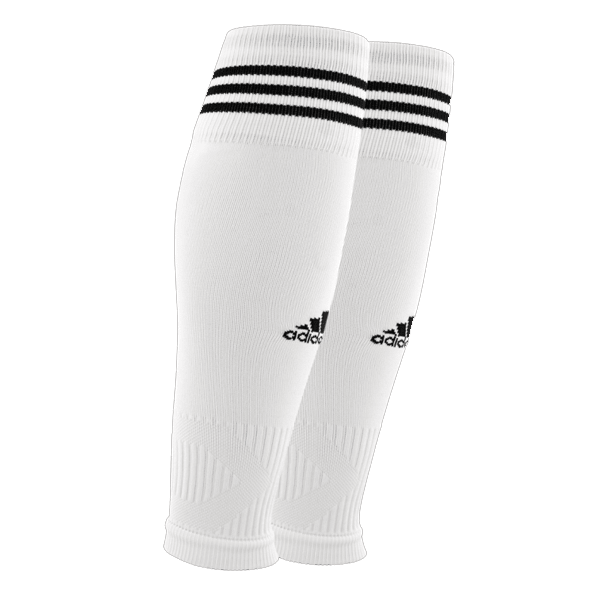 adidas Alphaskin Sleeve Sock (White/Black) | SoccerWearhouse