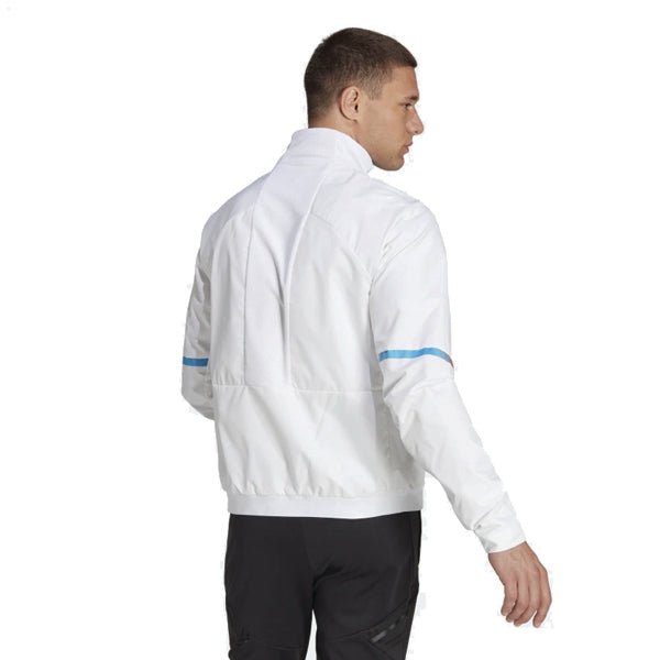 adidas Argentina Game Day Anthem Jacket (White/Multi) | SoccerWearhouse