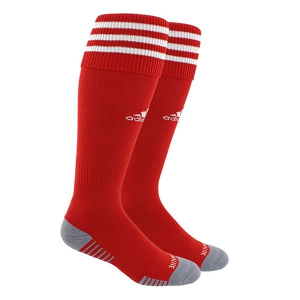 Adidas Copa Zone Cushion IV Over The Calf Soccer Sock (Red/White) | SoccerWearhouse