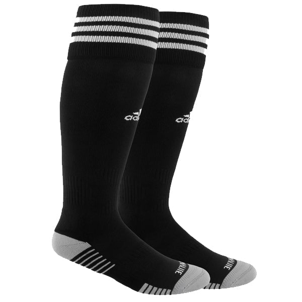 adidas Copa Zone Cushion OTC Soccer Socks (Black/White) | SoccerWearhouse
