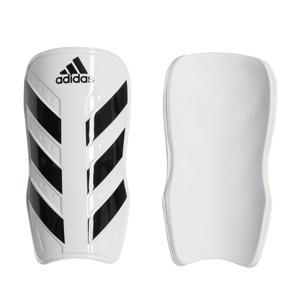 adidas Everlesto Soccer Shin Guards (White/Black) | SoccerWearhouse
