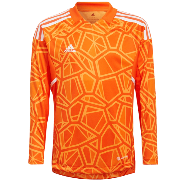 adidas Goalkeeper Condivo 22 Long Sleeve Jersey (Orange) | SoccerWearhouse
