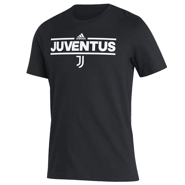 adidas Juventus Lockup T-Shirt (Black/White) | SoccerWearhouse