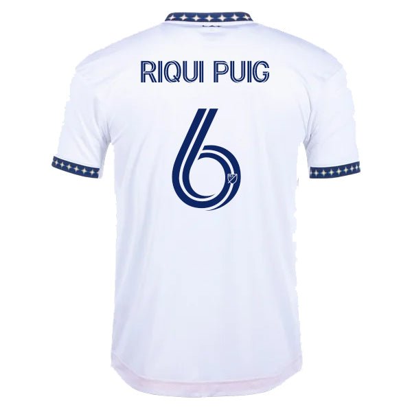 adidas LA Galaxy Riqui Puig Home Jersey 22/23 (White/Navy) | SoccerWearhouse