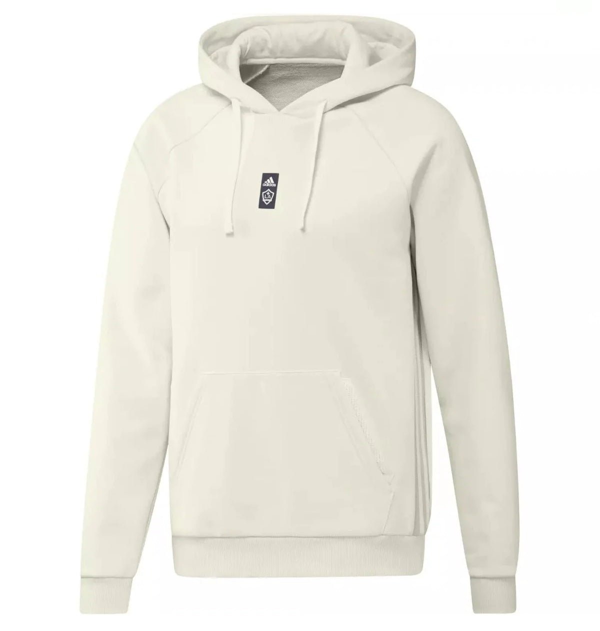 adidas LA Galaxy Travel Hoodie (Beige) | SoccerWearhouse