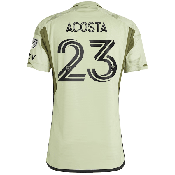 adidas LAFC Authentic Acosta Away Jersey w/ MLS + Apple TV Patch 23/24 (Green) | SoccerWearhouse