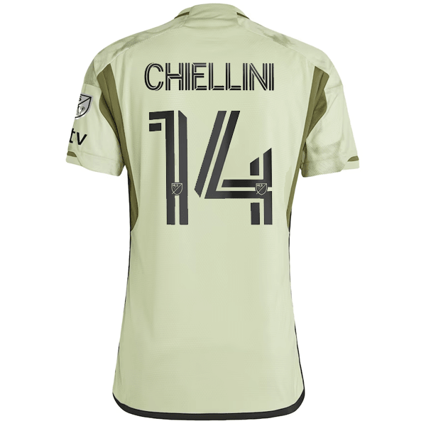 adidas LAFC Authentic Chiellini Away Jersey w/ MLS + Apple TV Patch 23/24 (Green) | SoccerWearhouse
