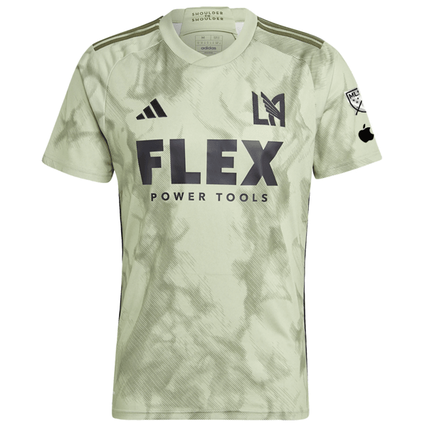 adidas LAFC Chiellini Away Jersey w/ MLS + Apple TV Patches 23/24 (Green) | SoccerWearhouse
