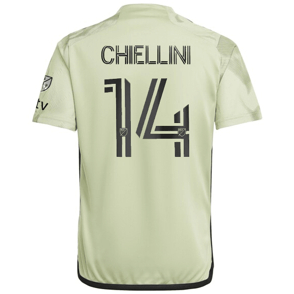 adidas LAFC Chiellini Away Jersey w/ MLS + Apple TV Patches 23/24 (Green) | SoccerWearhouse