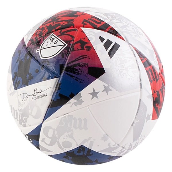 Adidas MLS Mini Ball 22/23 (White/Blue/Red) | SoccerWearhouse