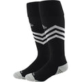 adidas Mundial Zone Cushion OTC Soccer Socks (Black/Light Onix)