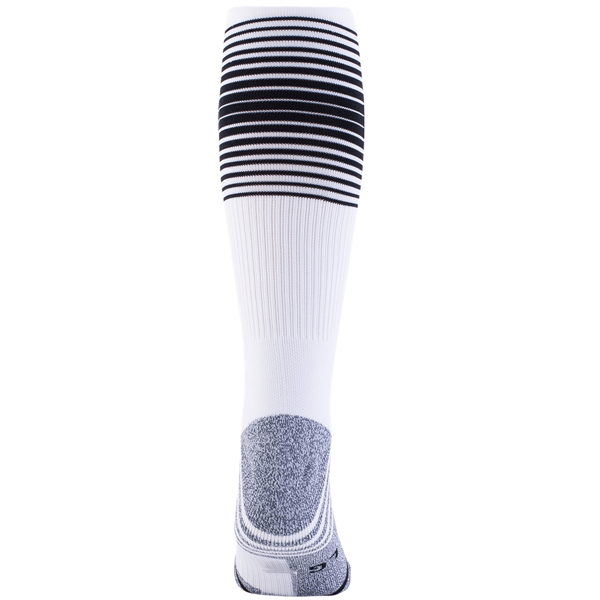 adidas Team Speed 3 Over-The-Calf Sock (White/Black) | SoccerWearhouse