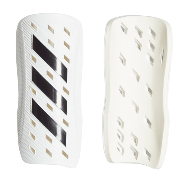 adidas Tiro Club Shin Guard (White/Black) | SoccerWearhouse