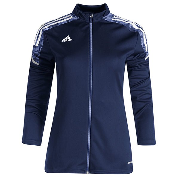 adidas Womens Condivo 21 Track Jacket (Navy) | SoccerWearhouse