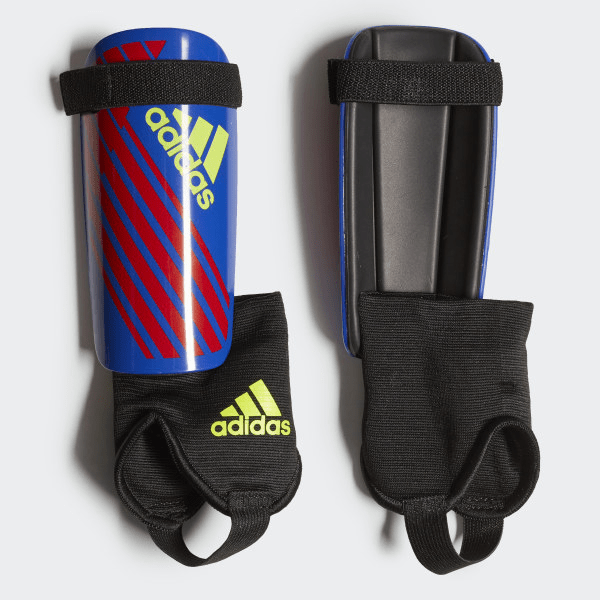 Adidas X Youth Shin Guard (Red/Blue/Solar) | SoccerWearhouse