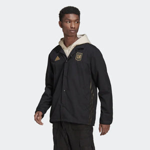 adidas LAFC Tiro Coaches Anthem Jacket (Black/Gold)