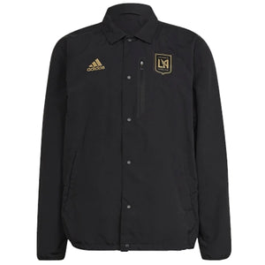 adidas LAFC Tiro Coaches Anthem Jacket (Black/Gold)