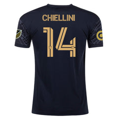 Adidas LAFC Authentic Chiellini Away Jersey w/ MLS + Apple TV Patch 23/24 (Green) Size L