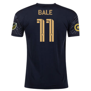 adidas LAFC Authentic Gareth Bale Home Jersey w/ MLS + Target Patches 22/23 (Black/Gold)