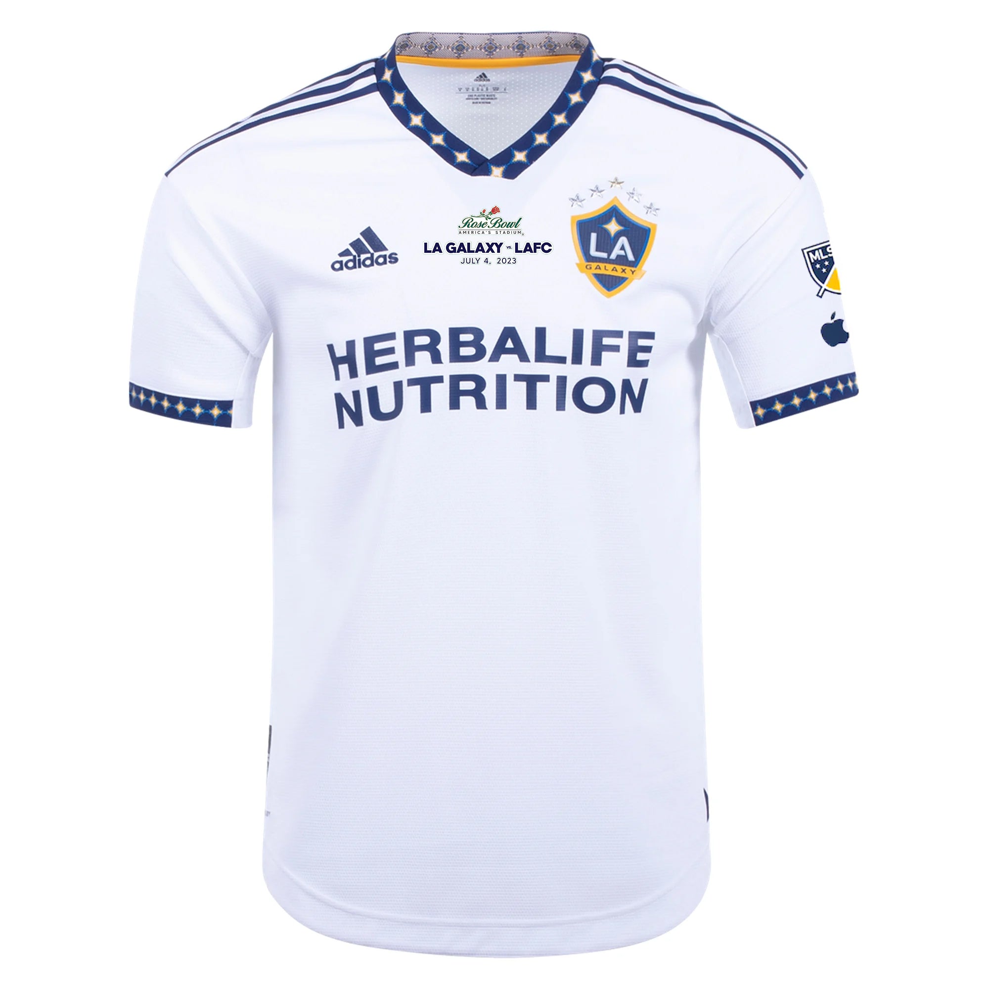 Adidas Riqui Puig La Galaxy Home Authentic Jersey 22/23 w/ MLS Patches (White) Size XL
