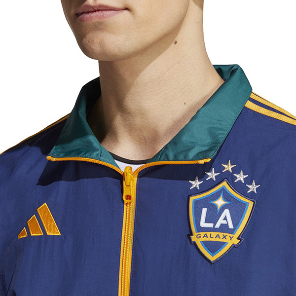 Chaqueta adidas LA Galaxy Anthem Reversible (Azul marino/Verde/Multi)