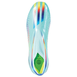 adidas X Speedportal+ FG Soccer Cleats Clear Aqua/Solar Red/Power Blue)