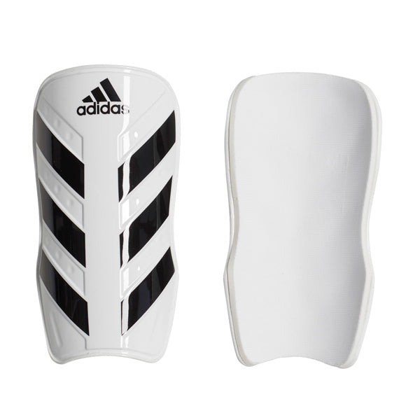 adidas Everlesto Soccer Shin Guards (White/Black) | Soccer Wearhouse