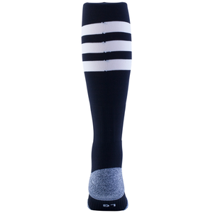 adidas 3 Stripe Hoop Sock (Black/White)