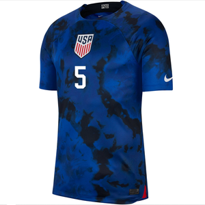 Nike United States Antonee Robinson Authentic Match Away Jersey 22/23 (Bright Blue/White)