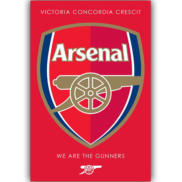 Arsenal FC Logo Poster | SoccerWearhouse