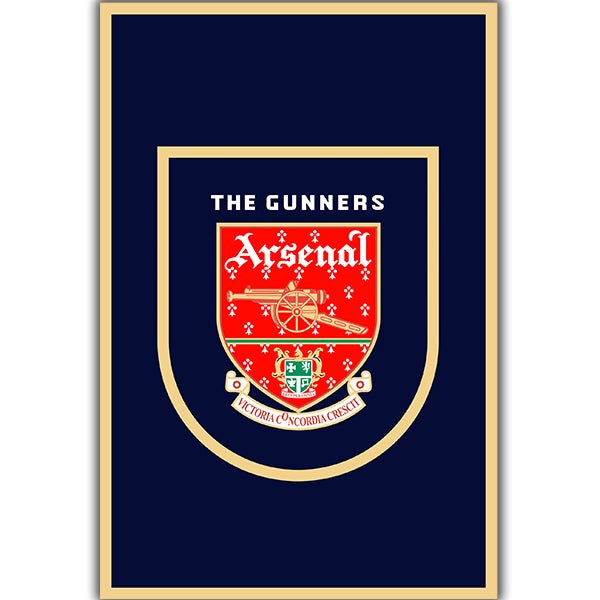 Arsenal FC Vintage Crest Poster | SoccerWearhouse