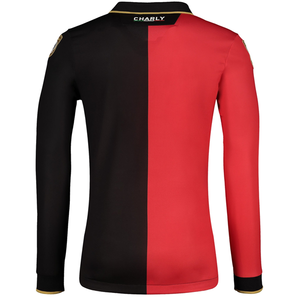 Maillot Charly Atlas Bicampeón Manga Larga 22/23 (Rojo/Negro)
