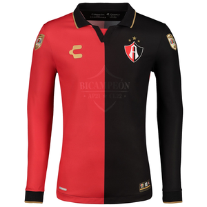 Charly Atlas Bicampeon Long Sleeve Jersey 22/23 (Red/Black)