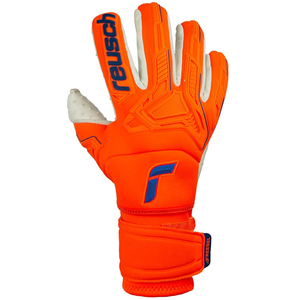 Reusch Attrakt Freegel Speedbump Ortho-Tec Goalkeeper Gloves (Shocking Orange)