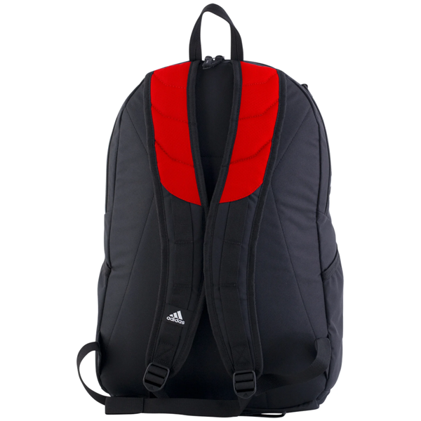 Red and black adidas backpack sales