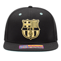 Fan Ink Barcelona Ice Cream Snapback Hat (Black/Gold)