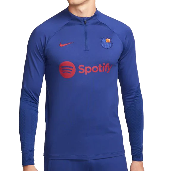 Camiseta de manga Nike Barcelona Strike Training (Azul - Soccer Wearhouse